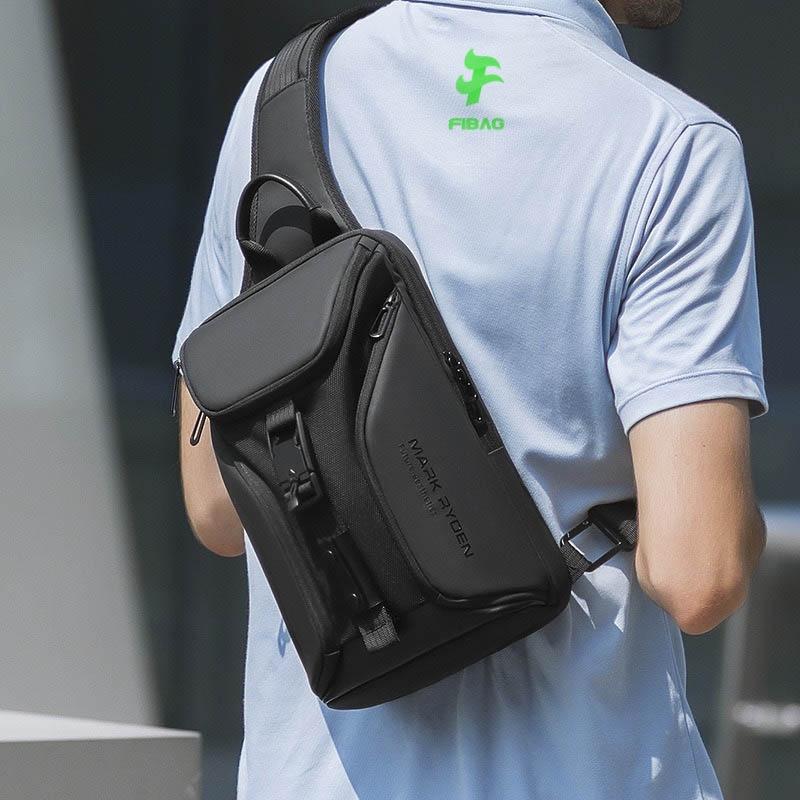 TÚI ĐEO CHÉO NAM MARK RYDEN - F21 (CHEST BAG) Cao Cấp - Chống Thấm Nước