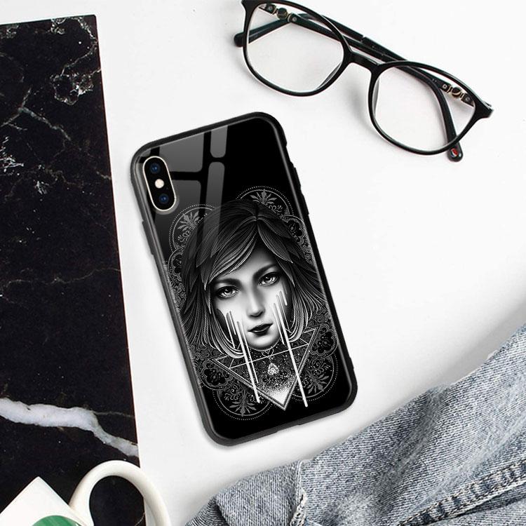 Ốp Lưng Cô Gái Cạnh Vuông dành cho Iphone 6/6Plus/6S/6S Plus/7/7Plus/8/8Plus/X/Xs/Xs Max/11/11 Promax/12/12 Promax Lpc20120347