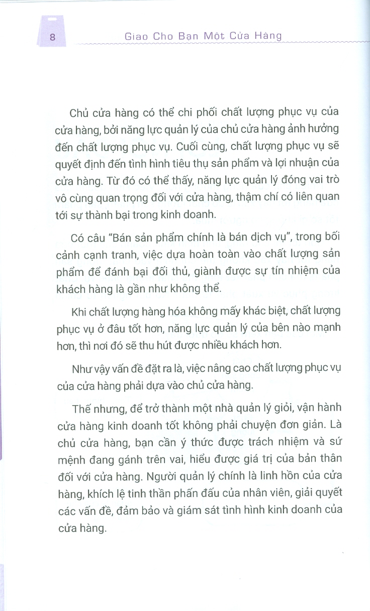 GIAO CHO BẠN MỘT CỬA HÀNG - QUẢN LÝ THẾ NÀY MỚI MAU GIÀU - Tủ sách Khởi Nghiệp