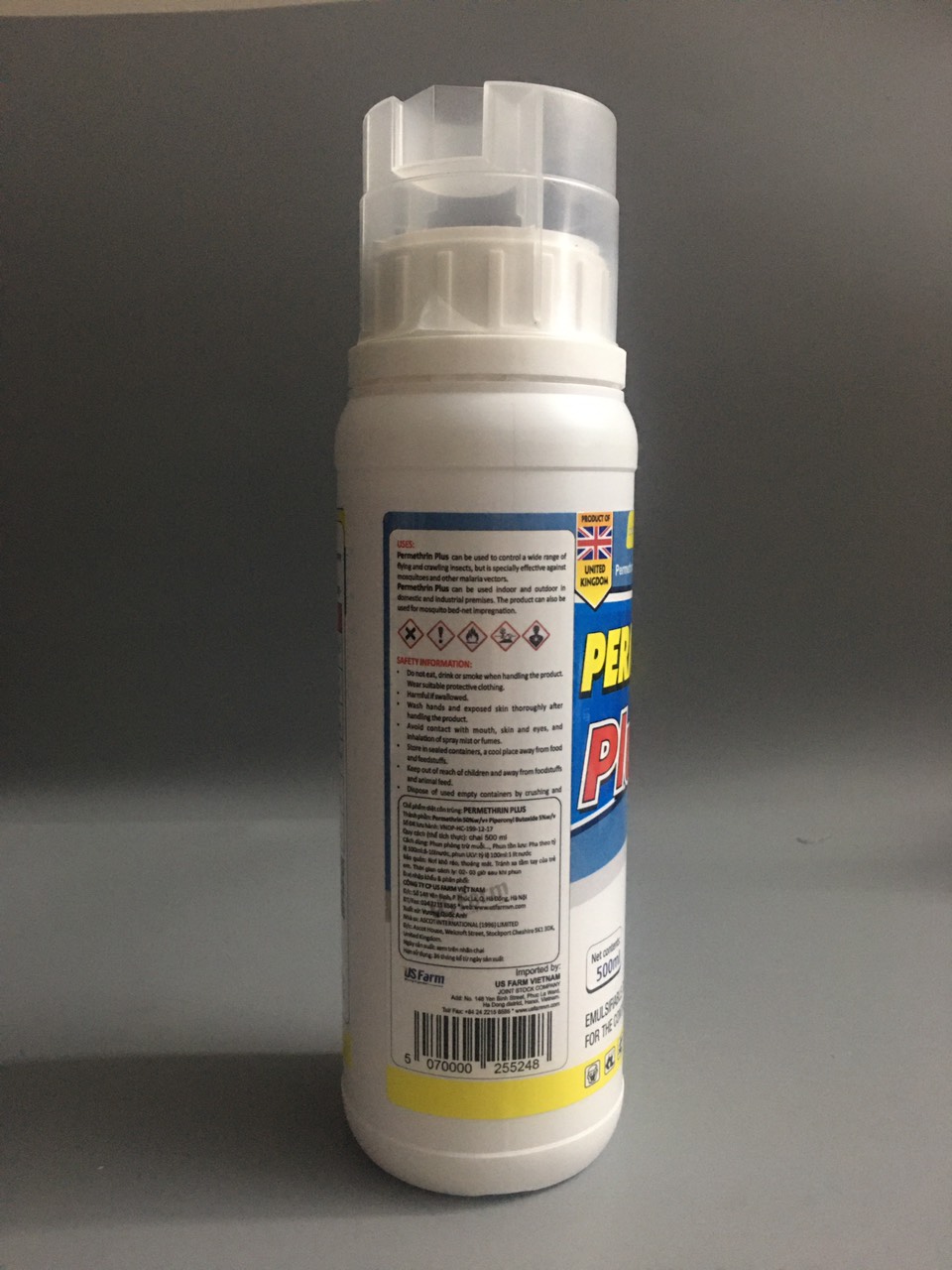 Pemethrin plus Thuốc diệt muỗi - Nhập khẩu nguyên chai