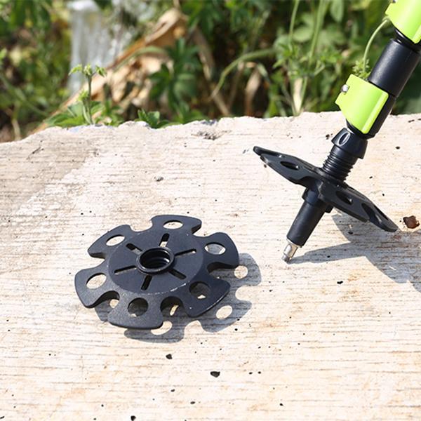 4pcs Replacement Rubber Snowflake Snow Basket + Hiking Trekking Poles Cap
