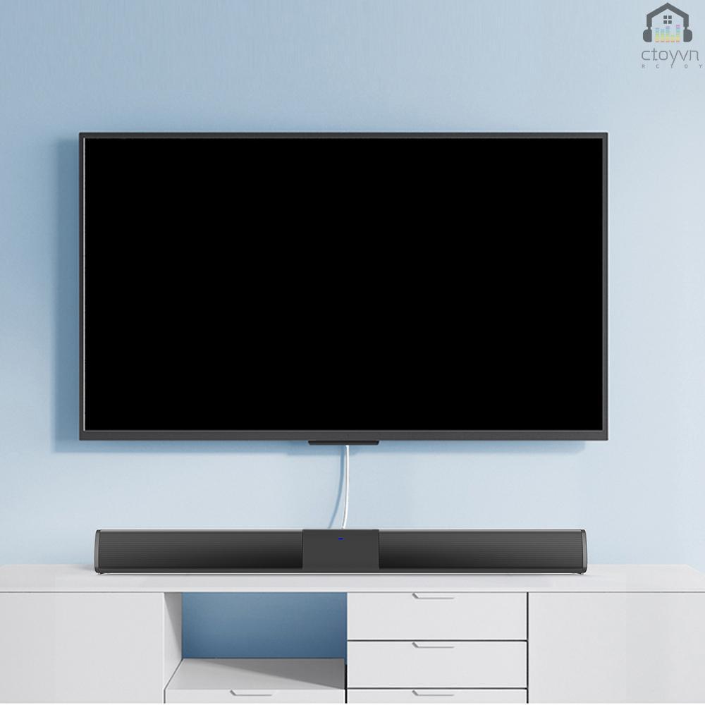 Loa không dây kết nối BT 5.0 kèm điều khiển AUX 2000mAh có thể sạc lại cho TV 3D