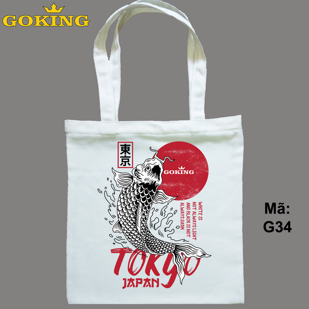 Túi xách TOKYO JAPAN, mã G34. Quà tặng cao cấp cho gia đình, nam nữ cặp đôi, hội nhóm, doanh nghiệp