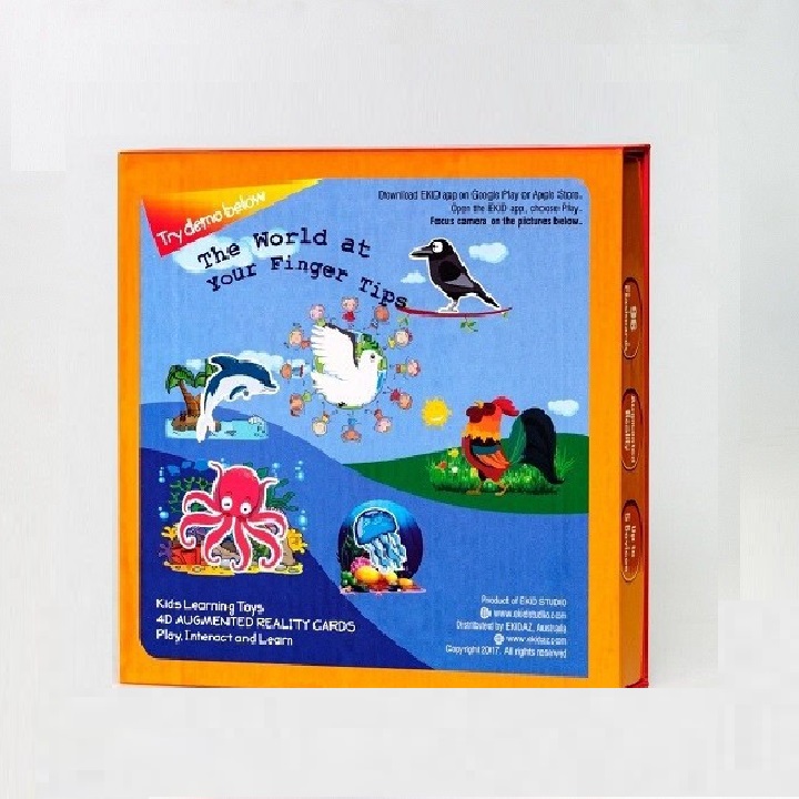 Bộ Thẻ học thông minh EKID 4D Augmented Reality Flashcards. EKID - 96 thẻ