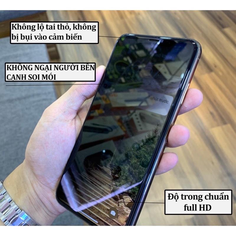 Kính cường lực chống nhìn trộm King Kog Full màn hình dành cho X/XSMAX/11/11pro/11 promax/12/12promax/13/13PROMAX