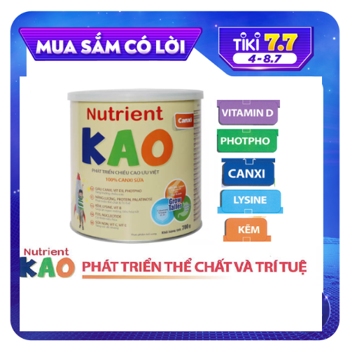 Sữa tăng chiều cao cho trẻ 1 – 6 tuổi Eneright Nutrient KAO