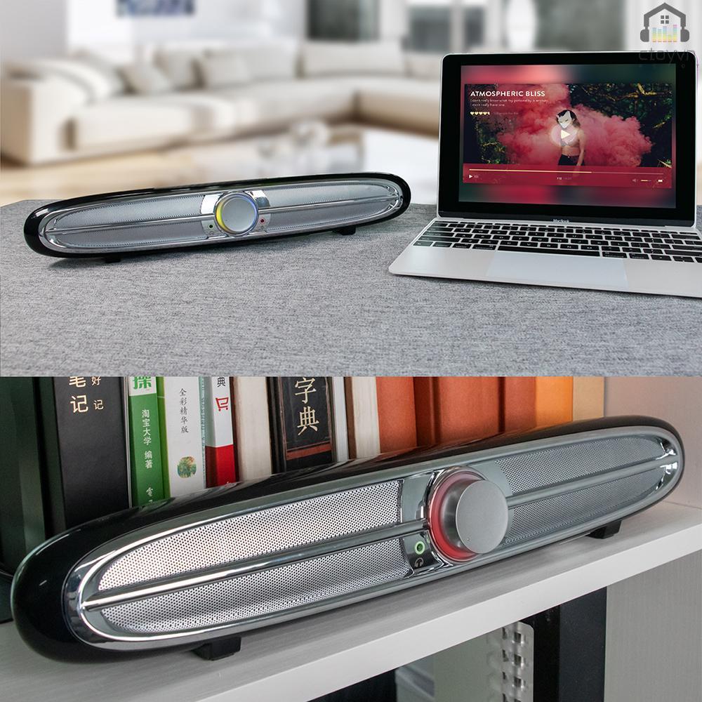 Loa âm thanh Smalody cổng USB 3.5mm 10W có micro cho máy tính TV