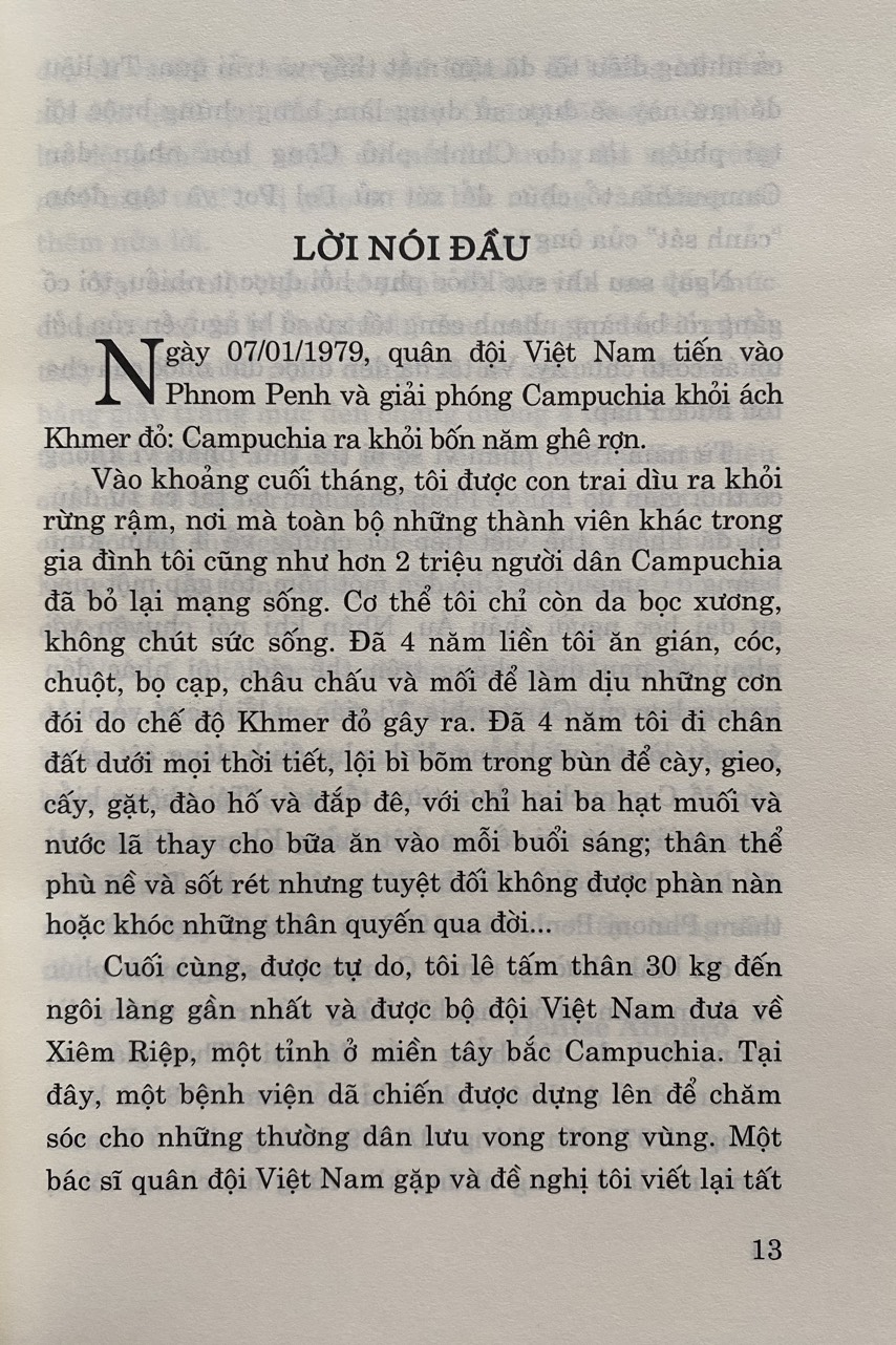 Thoát khỏi địa ngục Khmer đỏ- Hồi ký của một người còn sống (Xuất bản lần thứ ba) (Sách tham khảo)