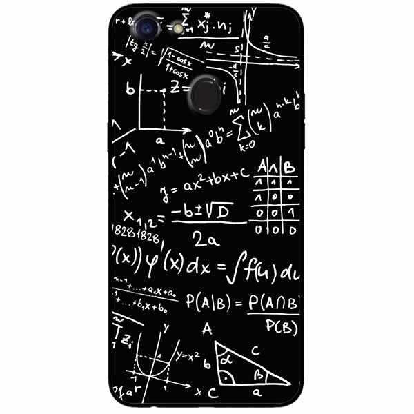 Ốp lưng in cho Oppo F7 Mẫu Toán Học 1