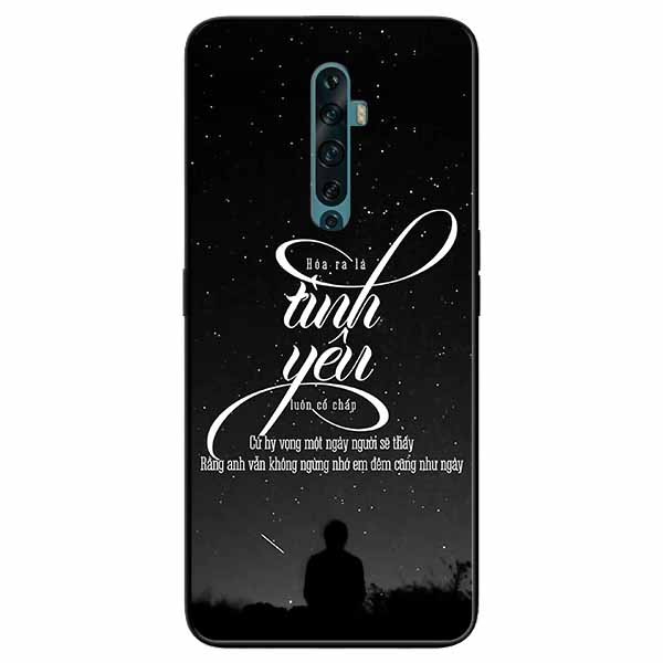 Ốp lưng in cho Oppo Reno 10x Mẫu Hoá Tình Yêu