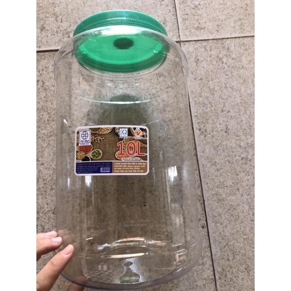 Lọ nhựa Việt Nhật 10 Lít(10kg) hàng to đẹp, dày dặn chất lượng