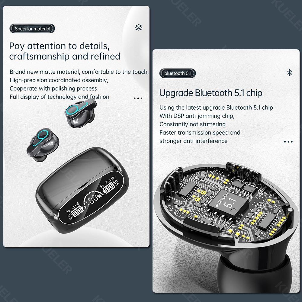 Tai Nghe Không Dây M32 TWS Bluetooth 5.1 Chống Thấm Nước Kiểu Dáng Thể Thao
