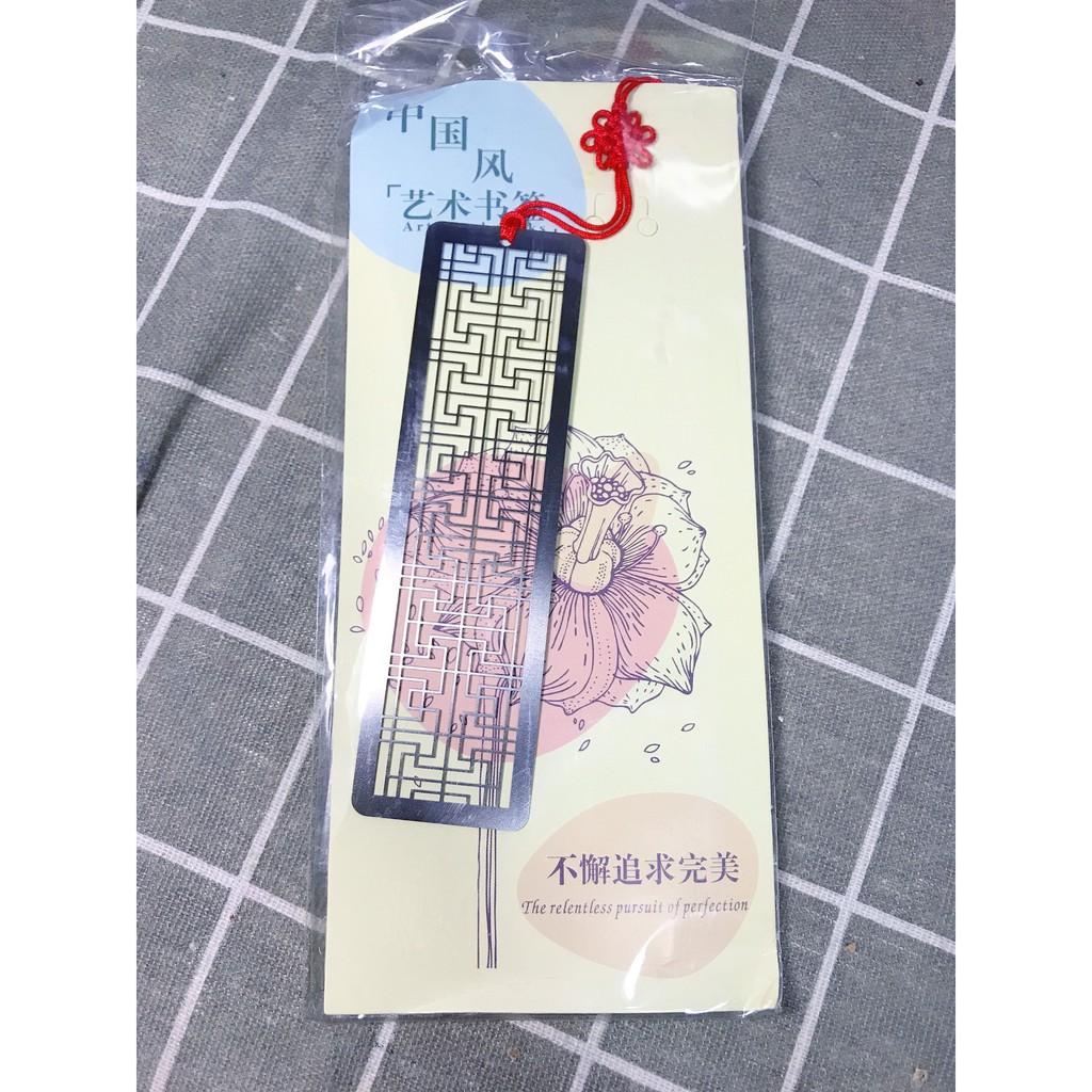 Bookmark phong cách Trung Quốc bằng thép không gỉ