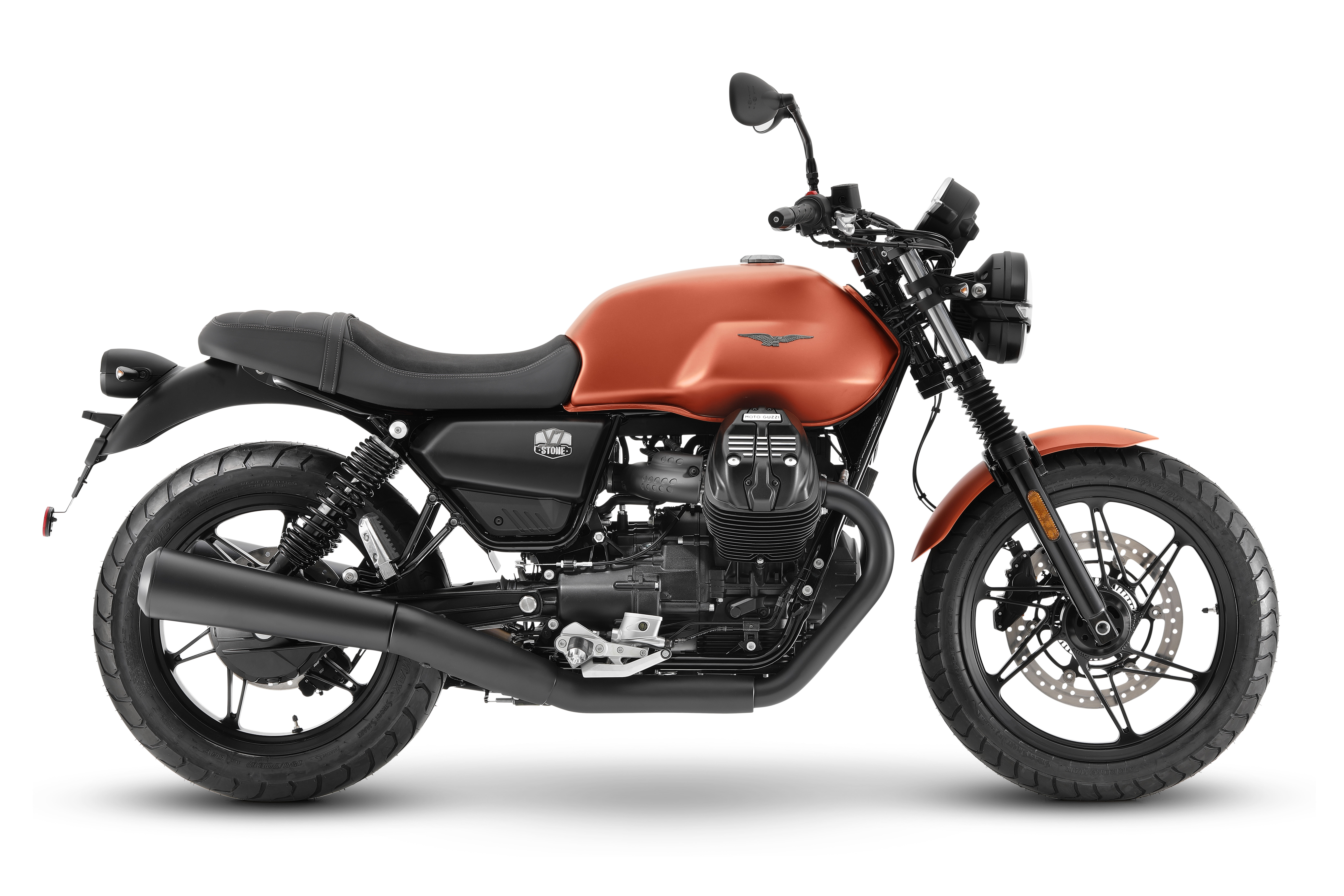 ( Trả góp 0%) Xe PKL Moto Guzzi V7 Stone 2022 -  Nhập Ý - Đen | Vàng | Cam | Ghi