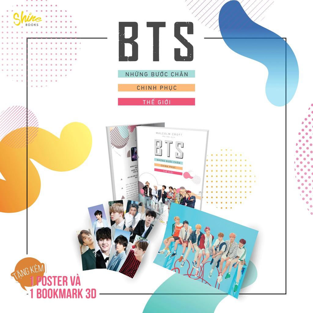 Sách  BTS Những bước chân chinh phục thế giới (Tặng poster và bookmark) - Skybooks - BẢN QUYỀN