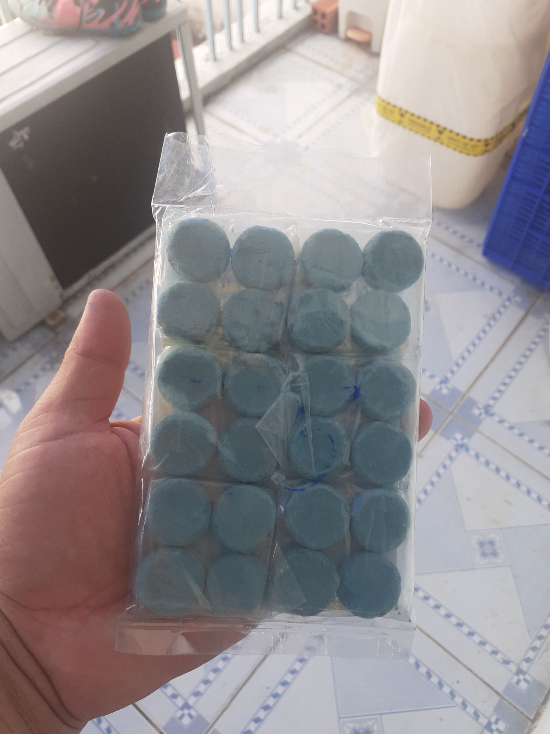 1 gói 24 viên Phân chuyên dùng cho cây cảnh ngập nước .