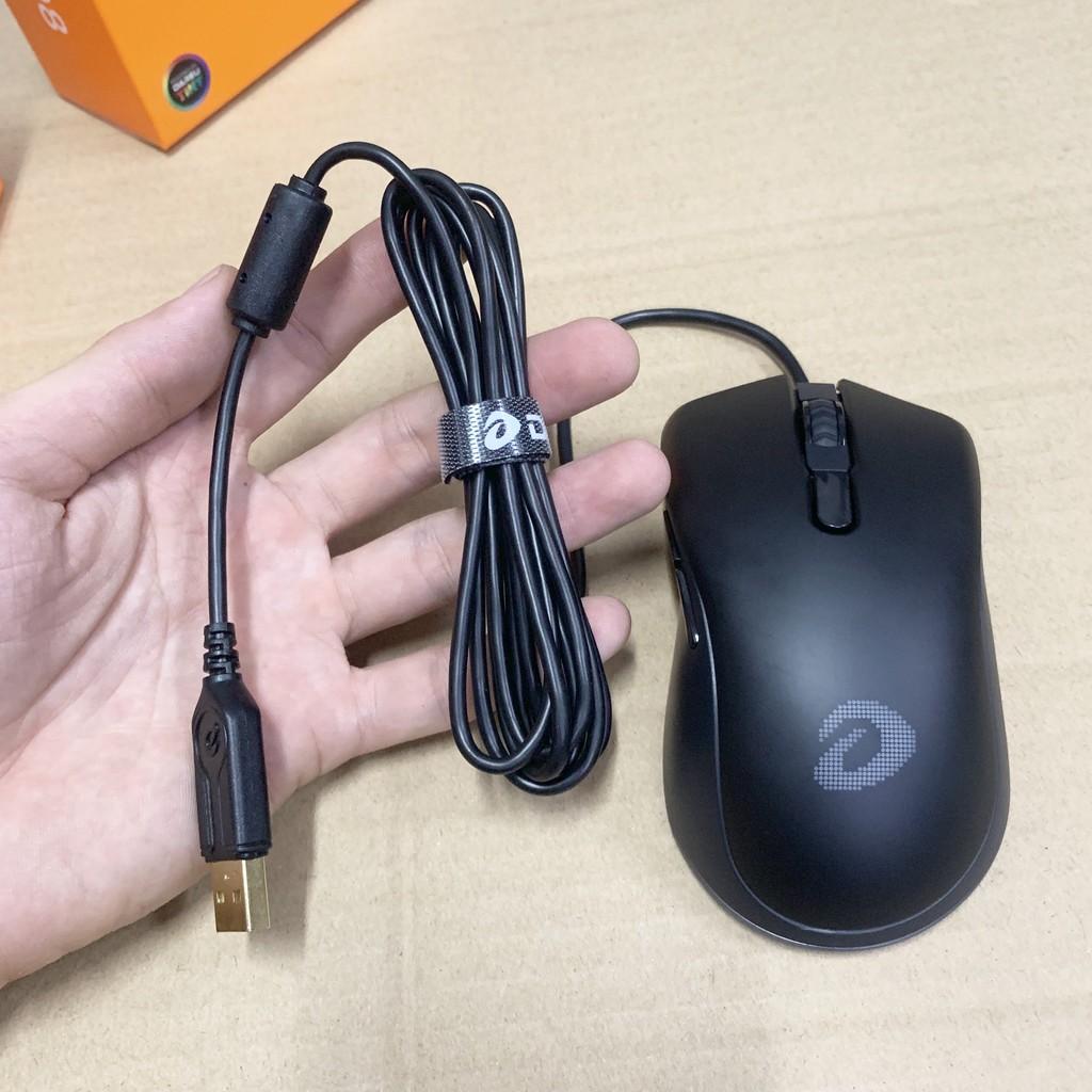Chuột Gaming DAREU EM908 Pink / Black / White Hàng Chính Hãng