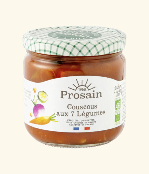 COUSCOUS VỚI 7 LOẠI RAU CỦ HỮU CƠ PROSAIN 360G