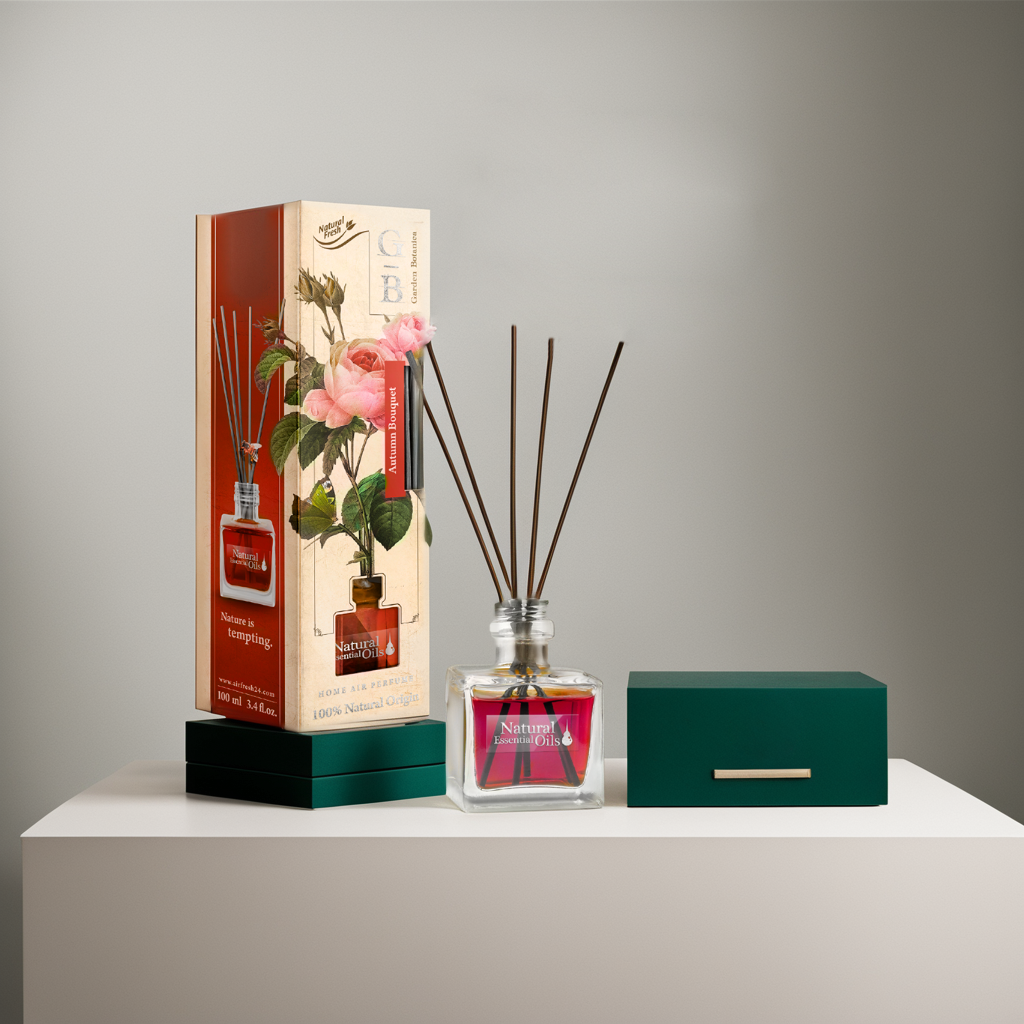 Nước hoa thơm phòng Elix - Garden Botanica - Hương Autumn Bouquet (Hoa mùa thu) - 100ml hàng Chính Hãng nhập khẩu Ba Lan