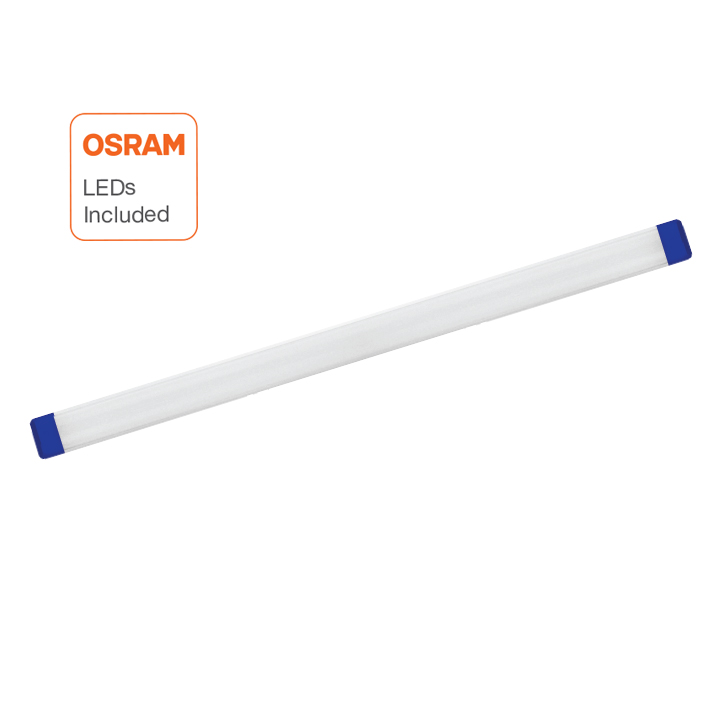 Đèn Mica LED nhôm Roman ELB9010W,B một màu ánh sáng | Chip LED Osram cao cấp, thân nhôm sơn tĩnh điện | Siêu sáng tiết kiệm điện - 120cm
