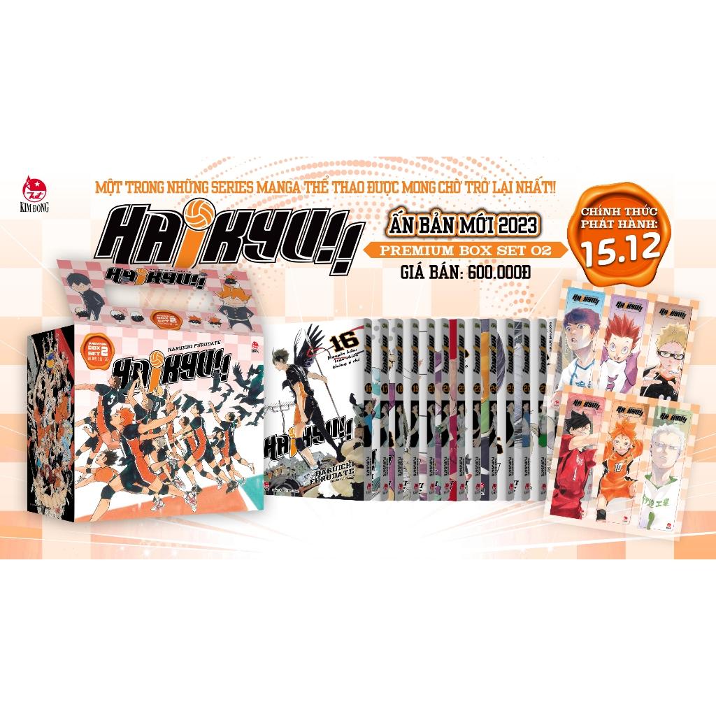 Haikyu!! Premium Boxset 2  Tặng Kèm 2 Set Bookmark PVC + 1 Hộp Bìa Áo Box - Bản Quyền
