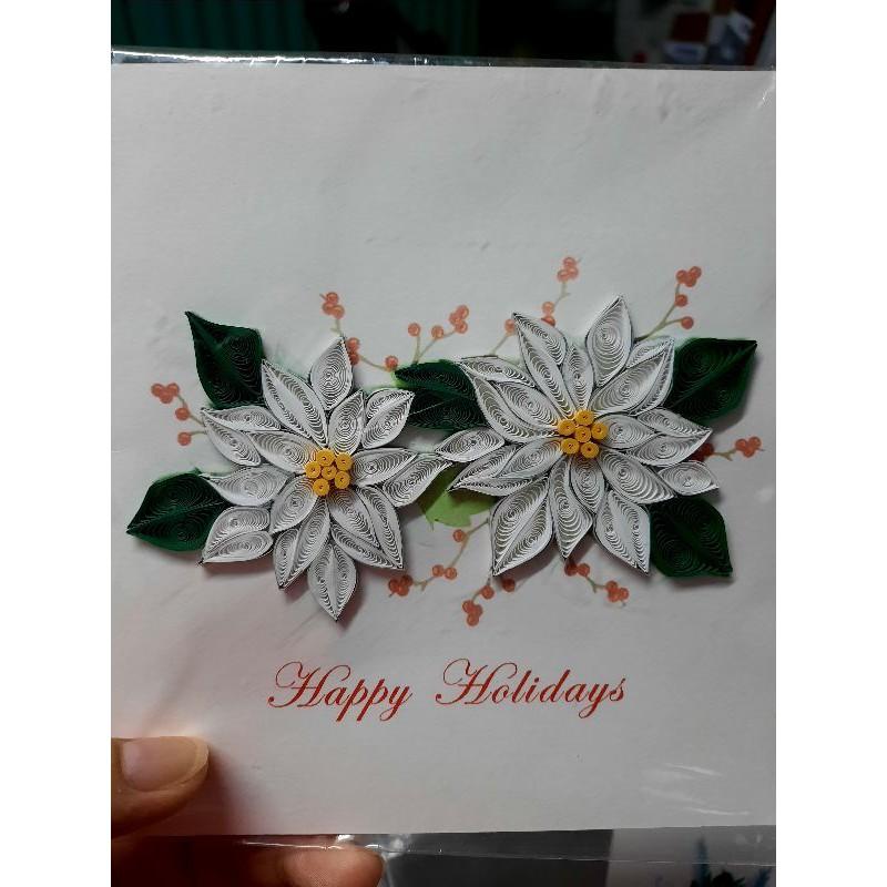THIỆP QUILLING, THIỆP HANDMADE NOEL