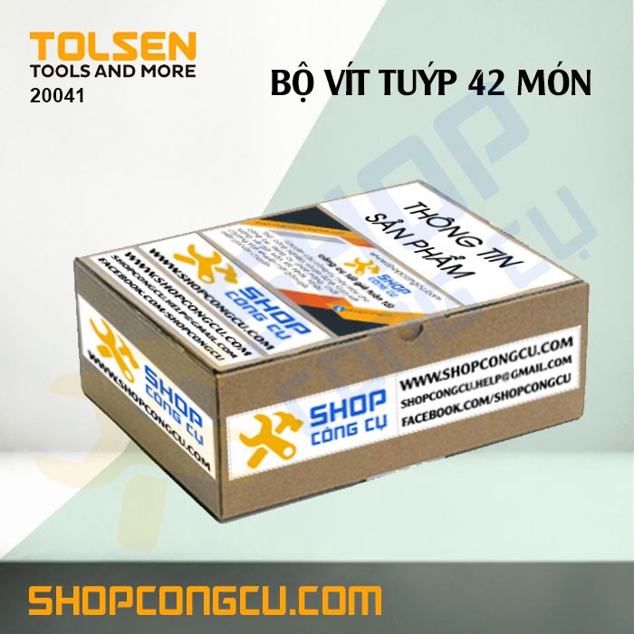 Bộ tua vít tuýp 42 món Tolsen 20041