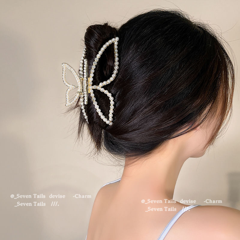 Kẹp tóc nữ, kẹp càng cua hồ điệp bảng to cho nữ