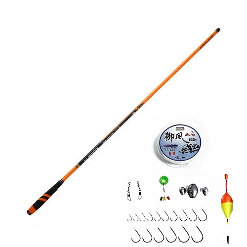 Cần câu - Cần câu tay carbon siêu cứng 3m6 - Tặng Kèm nhiều phụ kiện DC08