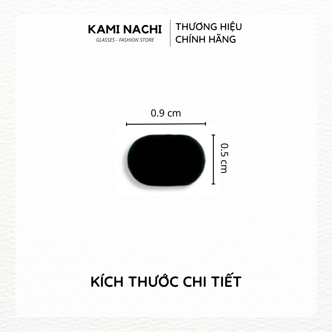 Bộ 8 miếng đệm mũi chống trượt cho kính bằng mút xốp eva siêu mềm KAMI NACHI