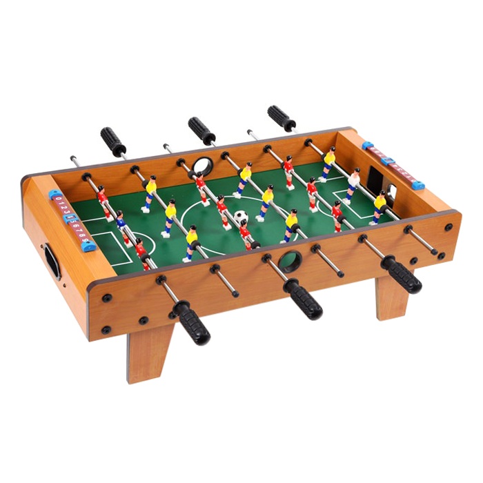 Đồ Chơi Bàn Bi Lắc Bóng Đá Table Top Foosball (Gỗ) - Bản Cao Cấp 6 Tay Cầm