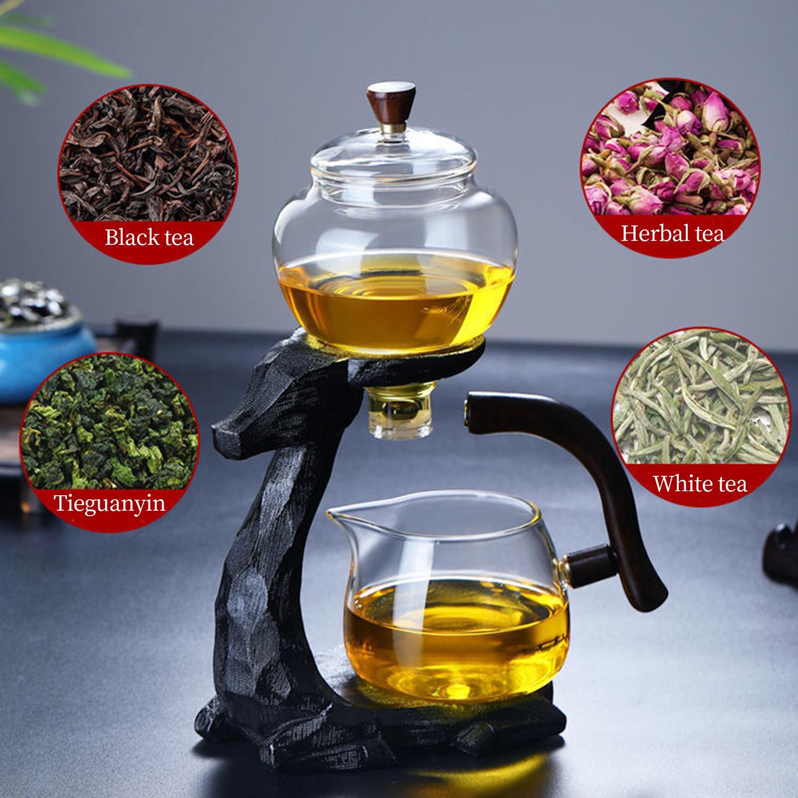 Glass Teapot Infuser Drip Pot Tea Making Infuser Tea Drip Pot for Home
