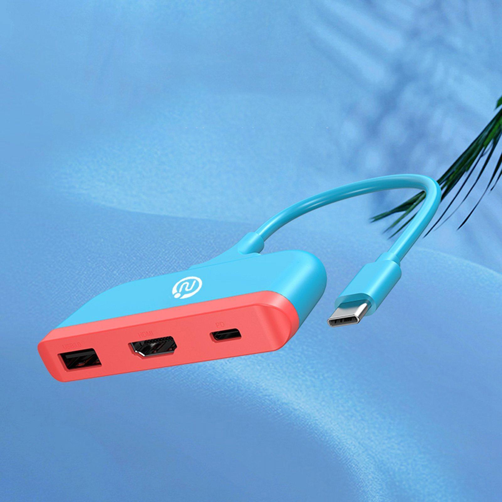 Type--Port Hub with USB 3.0 Adapter Converter Fit for