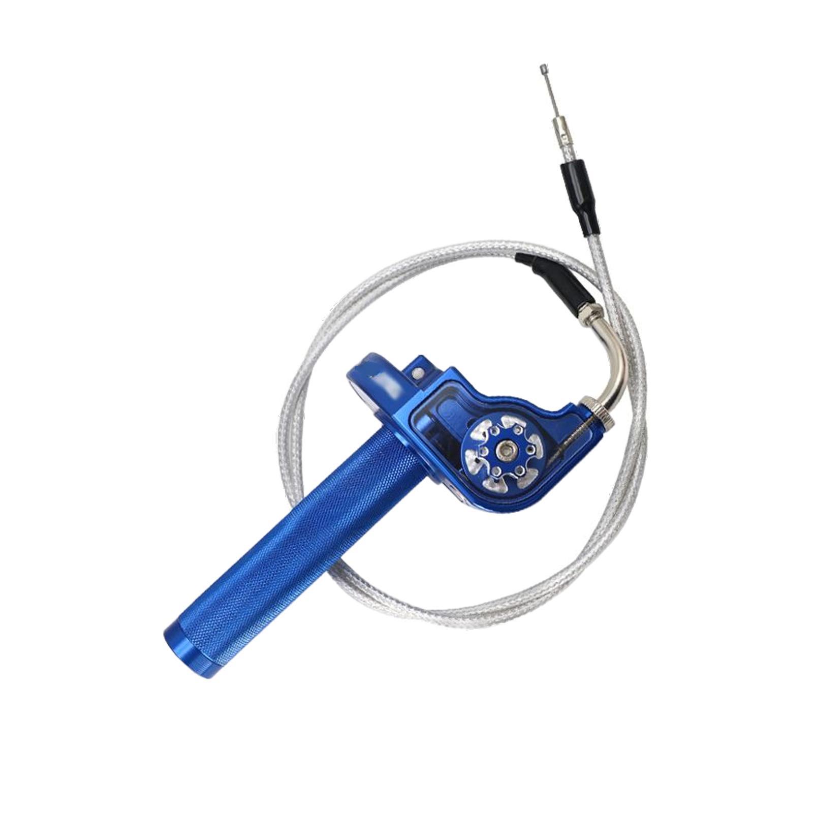 Throttle Grip Aluminum Alloy for Motorcycle Easy to Install Red