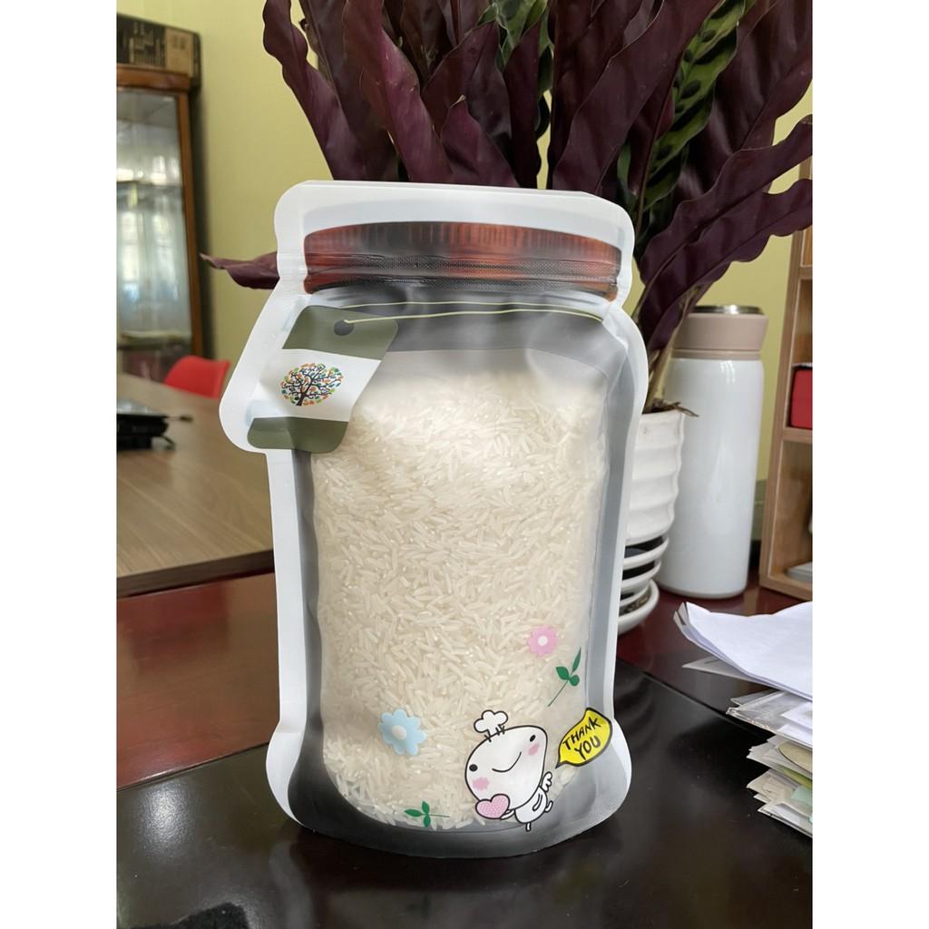 Túi zipper in hình lọ thủy tinh số lượng 5 cái