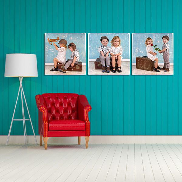 Bộ 3 Tranh Treo Tường Về Trẻ Em - W466