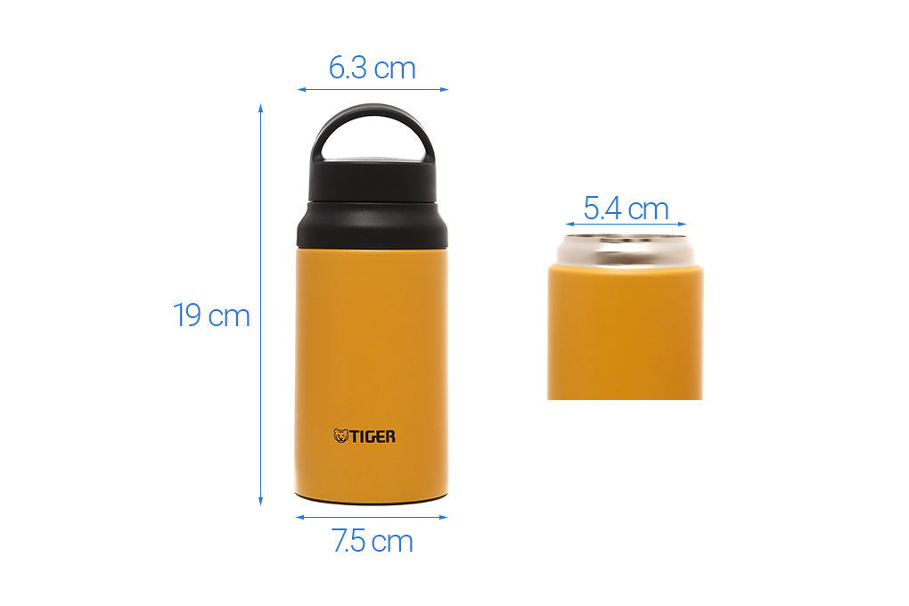 Bình giữ nhiệt Tiger MCZ-S040 - 400 ml - Thương hiệu Nhật Bản - Giữ nhiệt nóng - lạnh lên đến 6h - Hàng chính hãng