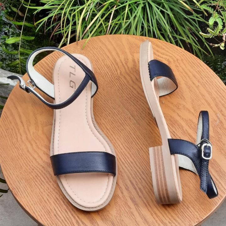 Sandal nữ 3 phân đế đúc,quai da siêu dễ thương 21332