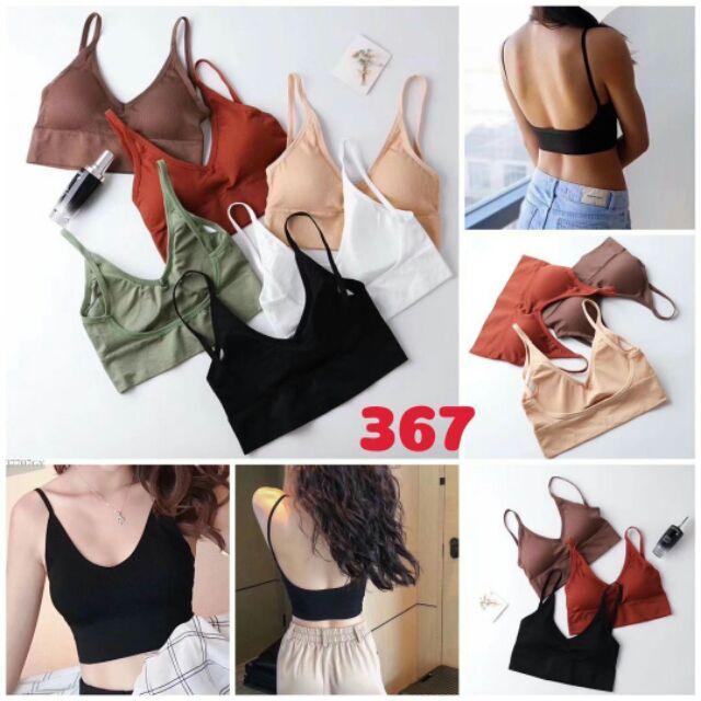 Áo bra len tăm hở lưng khoét lưng gợi cảm chất đẹp mịn mát N070