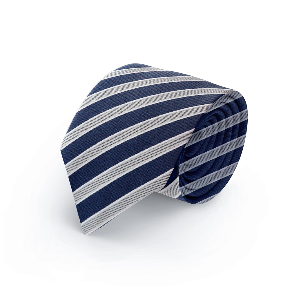 Cà vạt bản lớn 8cm xanh đen sọc sang trọng - Cà vạt nam, cà vạt bản lớn, cà vạt bản to 8Cm CL8XDS014