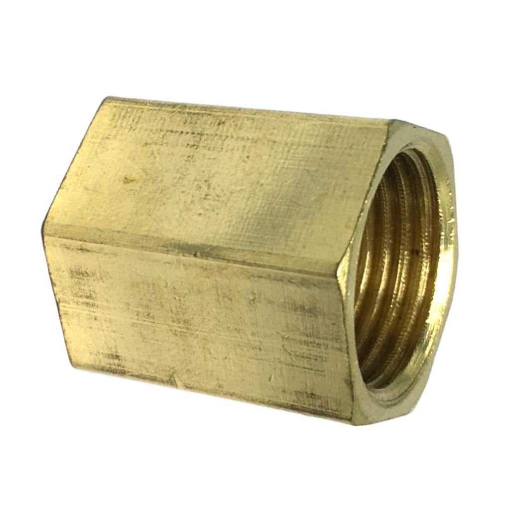 1 PC 1/2 Đôi Nữ Đồng Ren Thẳng Kết Nối Adapter Ống