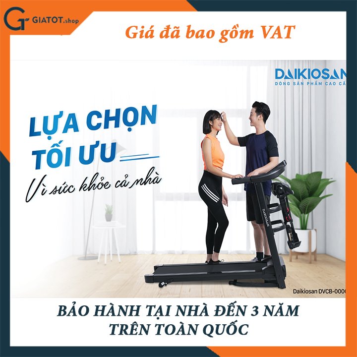 Máy chạy bộ đa năng chính hãng Daikiosan DVCB-00002 cao cấp