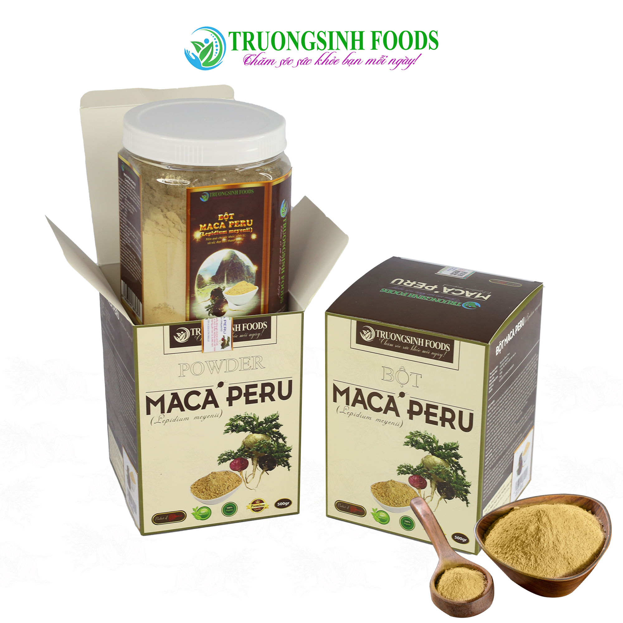 Sâm Bột Maca Peru màu Đen (Lepidium Meyenii)