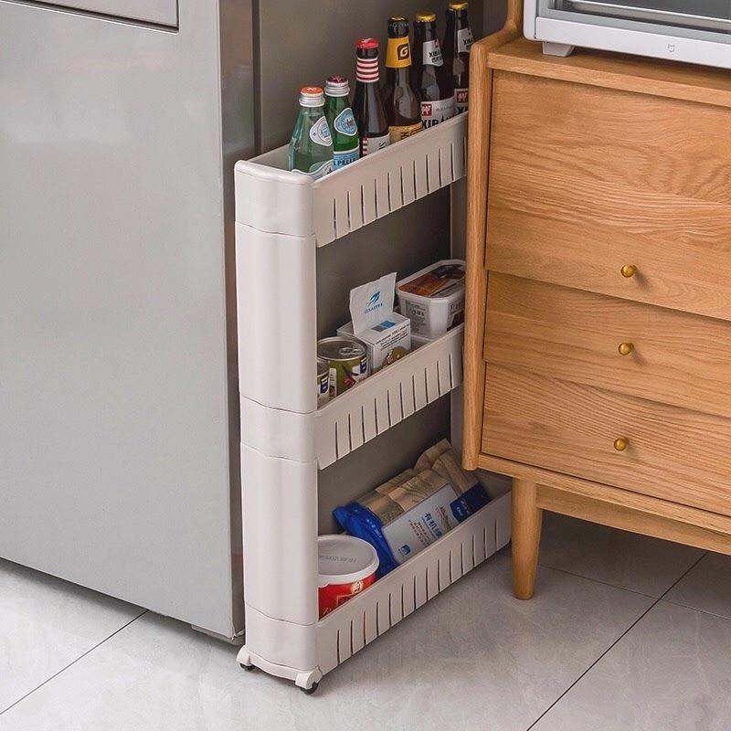 Kệ Kéo để đồ 3 tầng đa năng có bánh xe