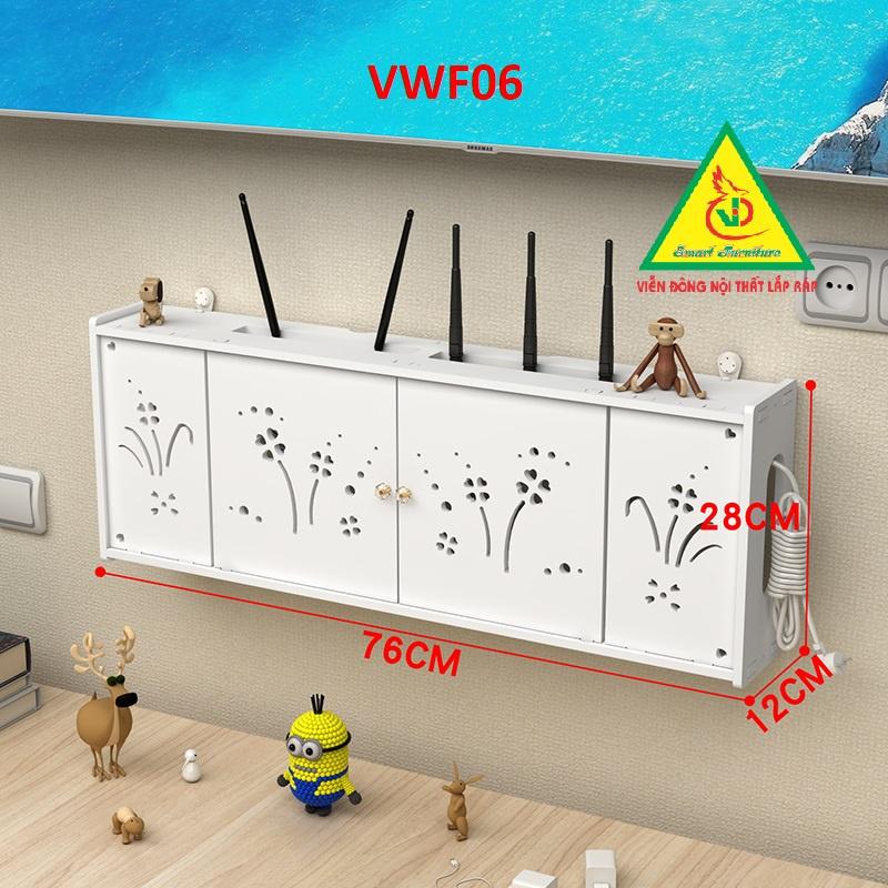 KỆ WIFI TREO TƯỜNG - TỦ KỆ ĐA NĂNG VWF01A- NỘI THẤT LẮP RÁP Viendong Adv