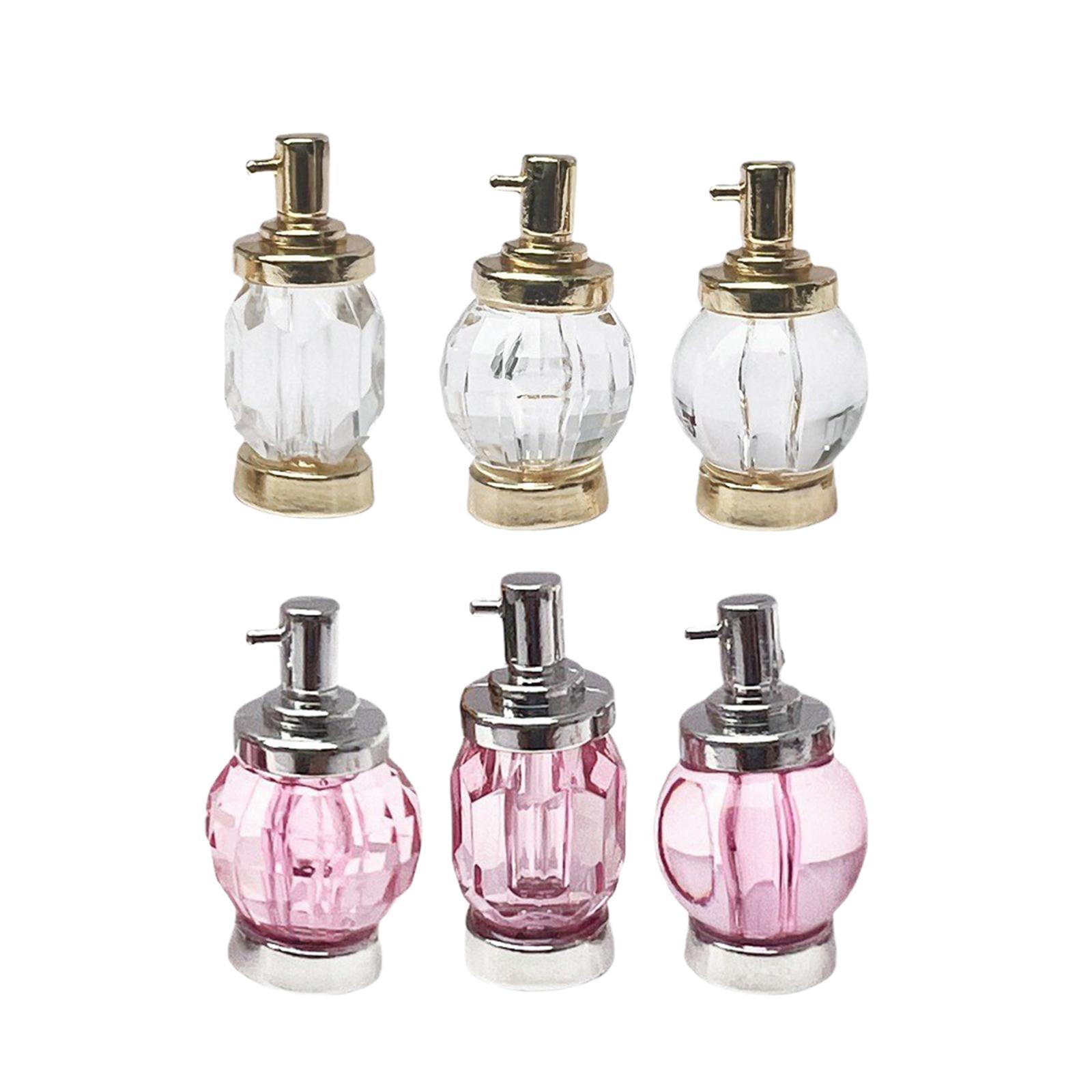 6x Simulation Miniature 1/12 Perfume Bottle Model Life Scene Supplies Decor