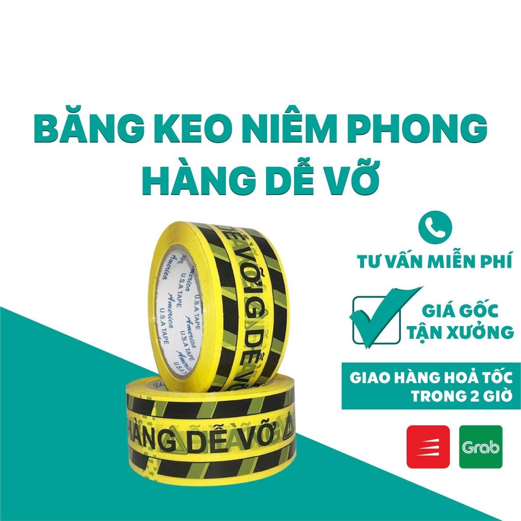 Băng Keo Niêm Phong HÀNG DỄ VỠ - 6 Cuộn / Cây