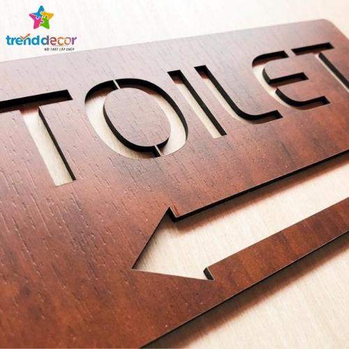 Bảng Gỗ Treo Cửa Decor Toilet Phòng Vệ Sinh