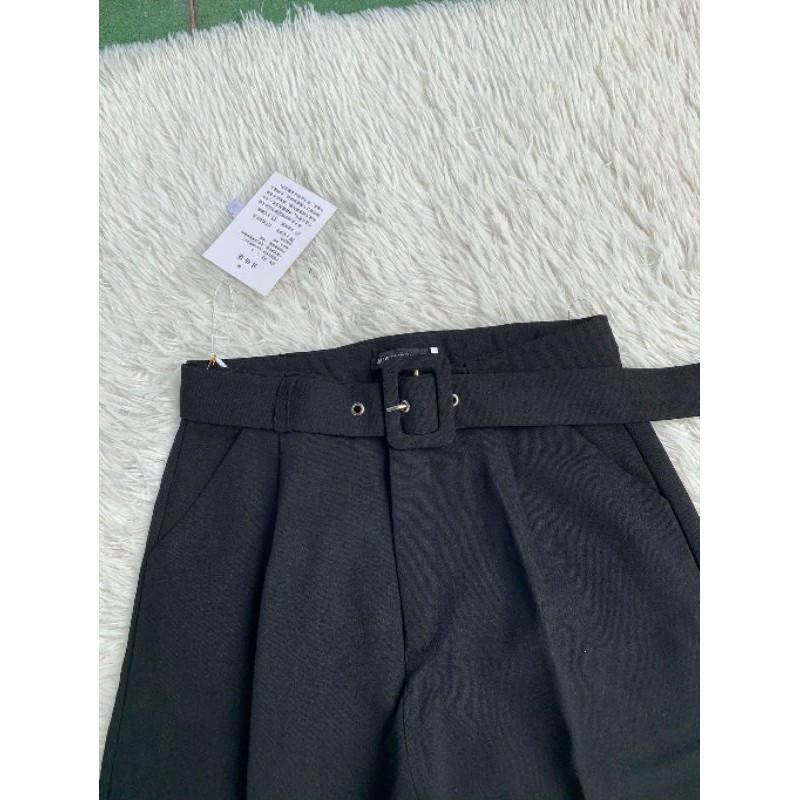 Quần baggy công sở cạp cao kèm đai loại 1 siêu hot