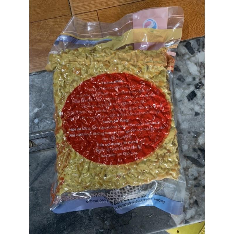 Mồi câu ngô ủ 1 gói = 1kg bắt cá trắm + chép + trôi + rô phi mồi siêu nhậy